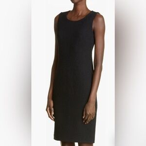 ST. JOHN CAVIAR Knit Classic Dress Wool Blend